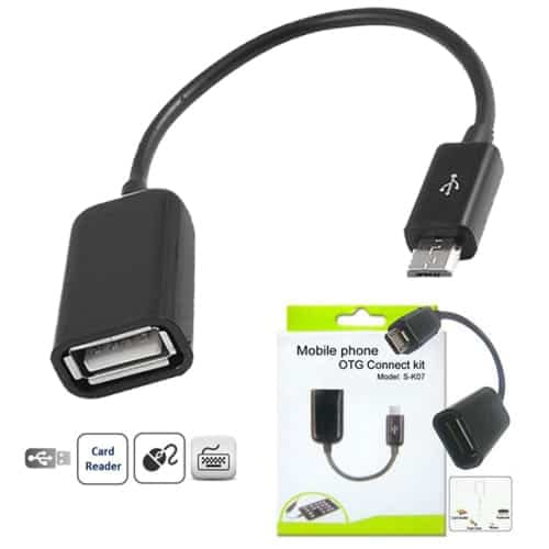 Pack of 2 USB OTG Wire Connecter(8600 Pin)