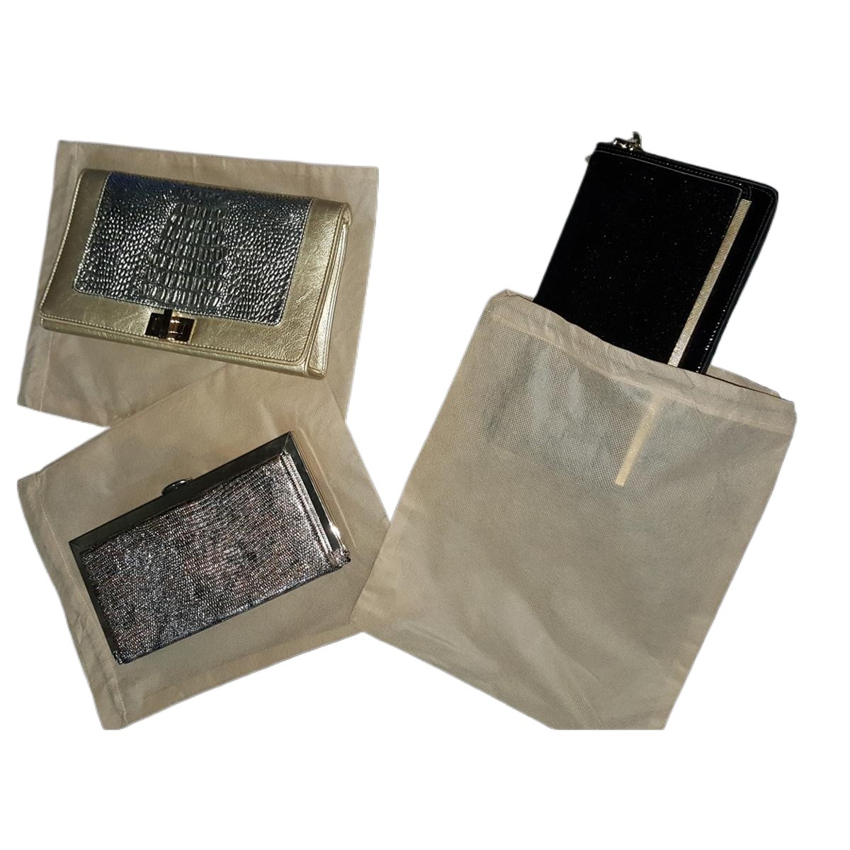3 Pcs (12 x 10 inch) Ladies Handbag Organizer (Clutch Storage Bag - Purse Storage Bags)