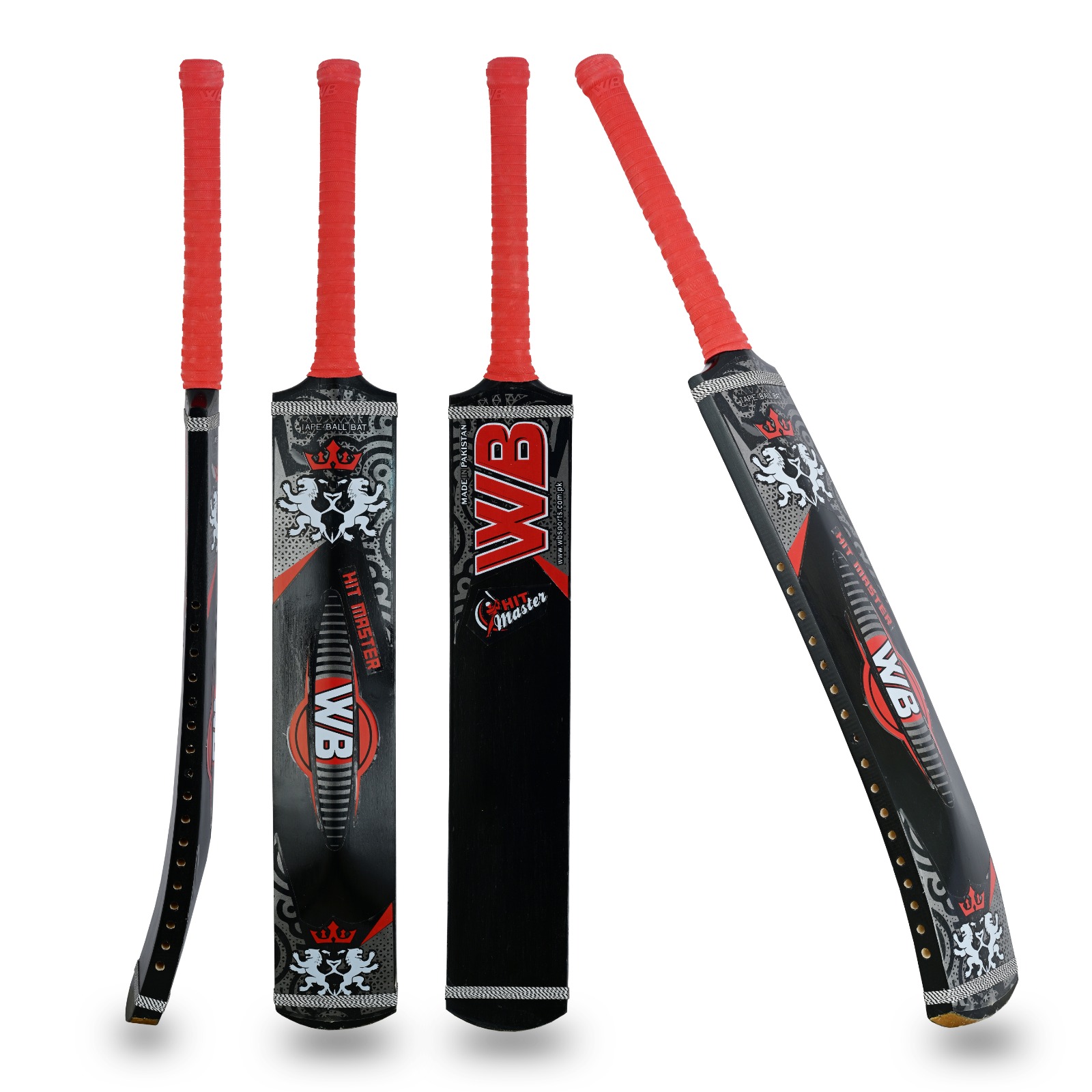 WB Sports New Hit Master BB 2.0 Tape Ball Cricket Bat WB Hit Master Tapeball Bat