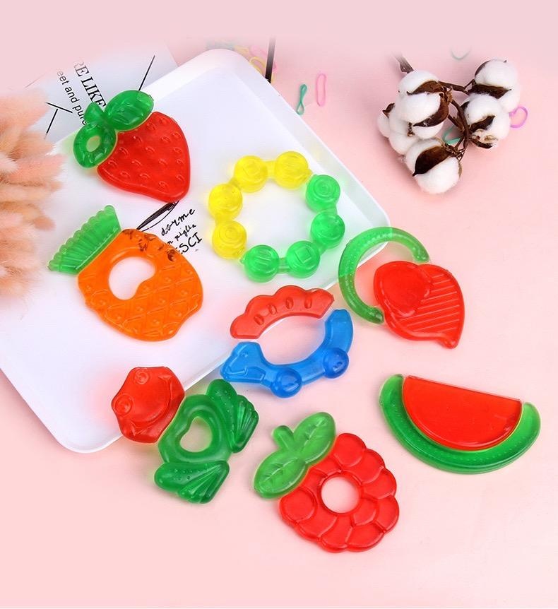 Baby Teether - Water Filled. Fruit Shape