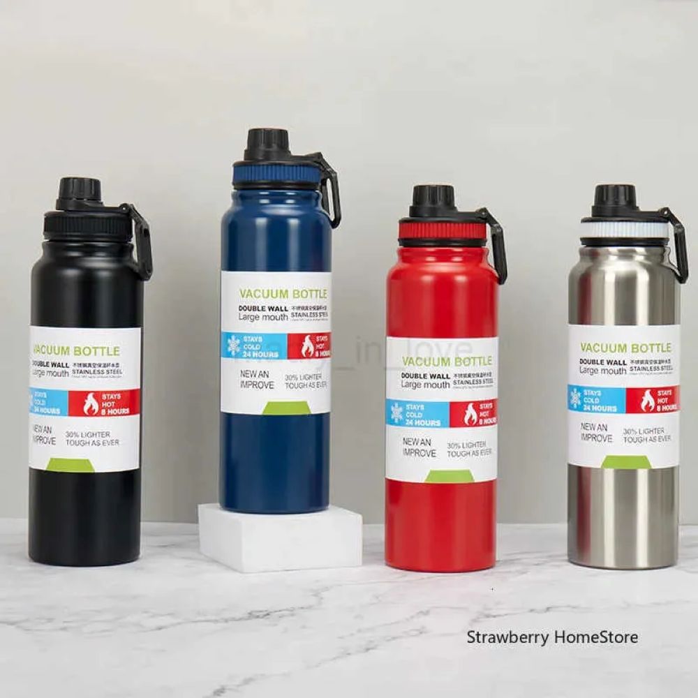 Premium Stainless Steel Double Wall Vacuum Flask – 500m/600ml / 800ml / 1000ml Insulated Water Bottle for Hot & Cold Drinks | Leak-Proof Thermal Sports Bottle | Durable Travel Mug for Gym, Office, School, Hiking & Outdoor Use
