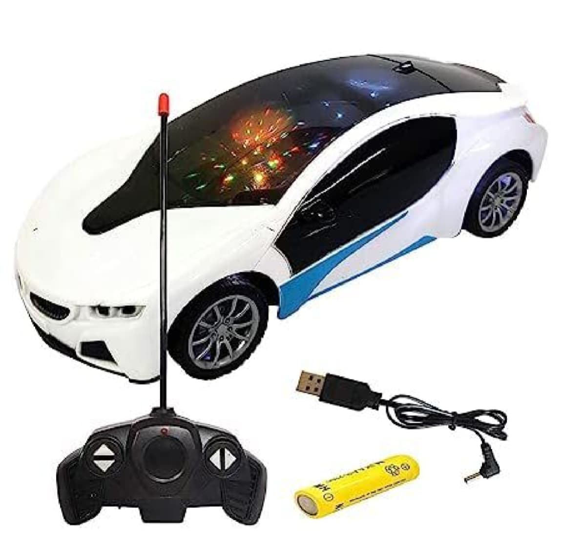 3D Famous Smoke Remote Control Car RC vehicle Kids learning