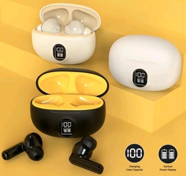 Wireless Earbuds, Bluetooth Earbuds, TWS, Noise Cancelling, Touch Control, HD Sound, Gaming, Type-C Charging, All Smart Phones Compatible.