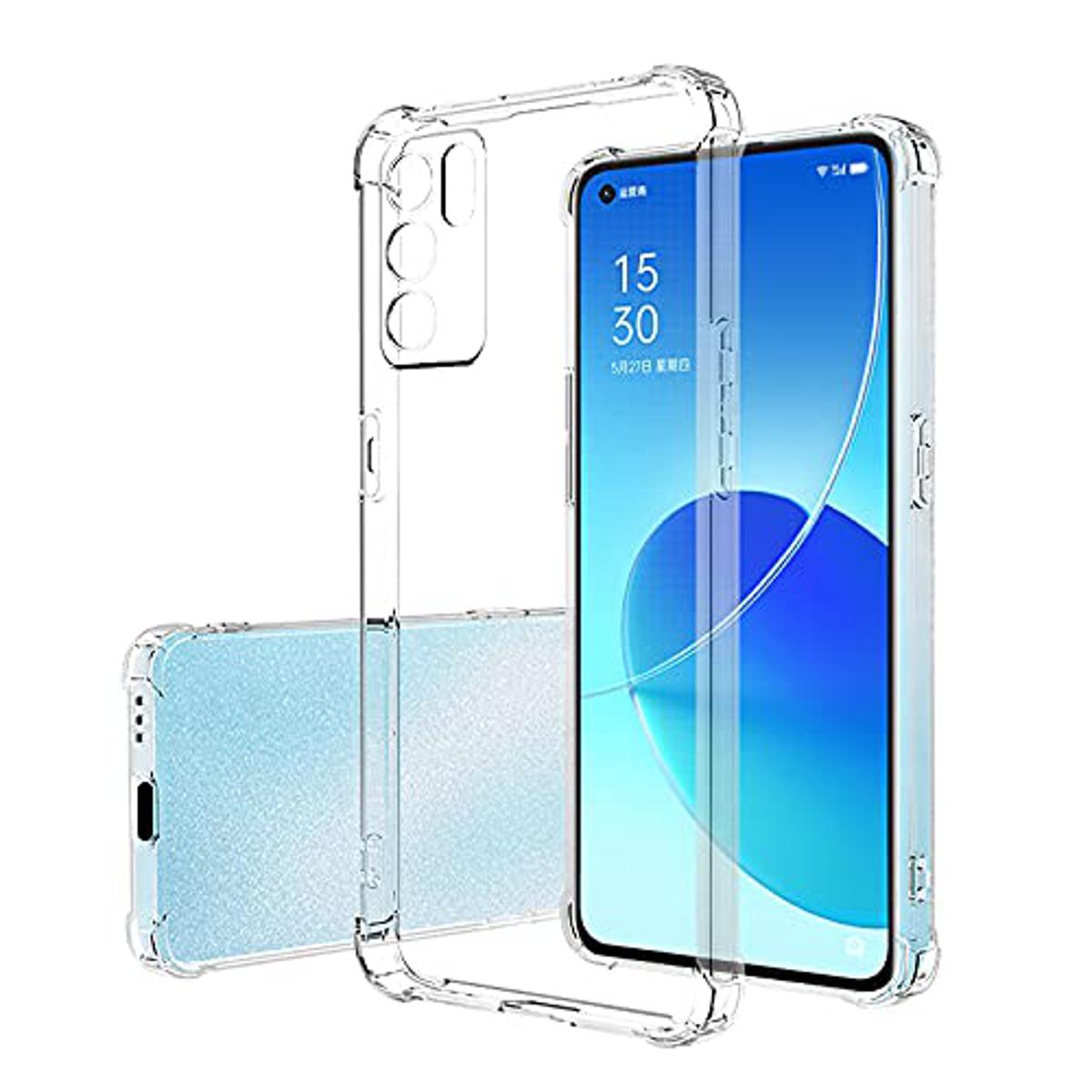 oppo reno 6 transparent back cover