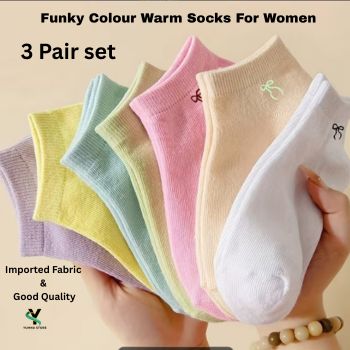 Short Cotton Ankle Socks – Soft & Breathable No-Show Low Cut Socks for Women & Girls (Colorful Random Pack)