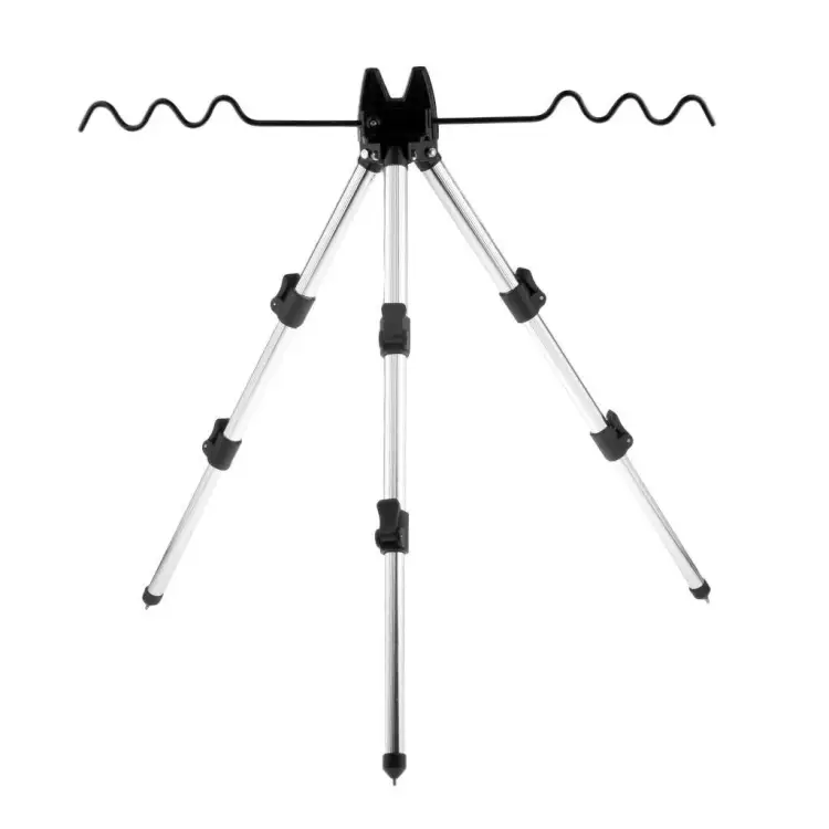 Telescopic Fishing Rod Tripod Stand Rod Holder Gear Ground Rod