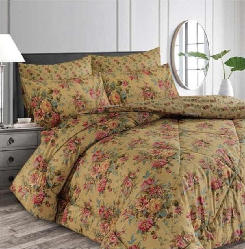 Salonika 3-Piece Mix Cotton King Size Bedsheet with Pillow Covers main image 1
