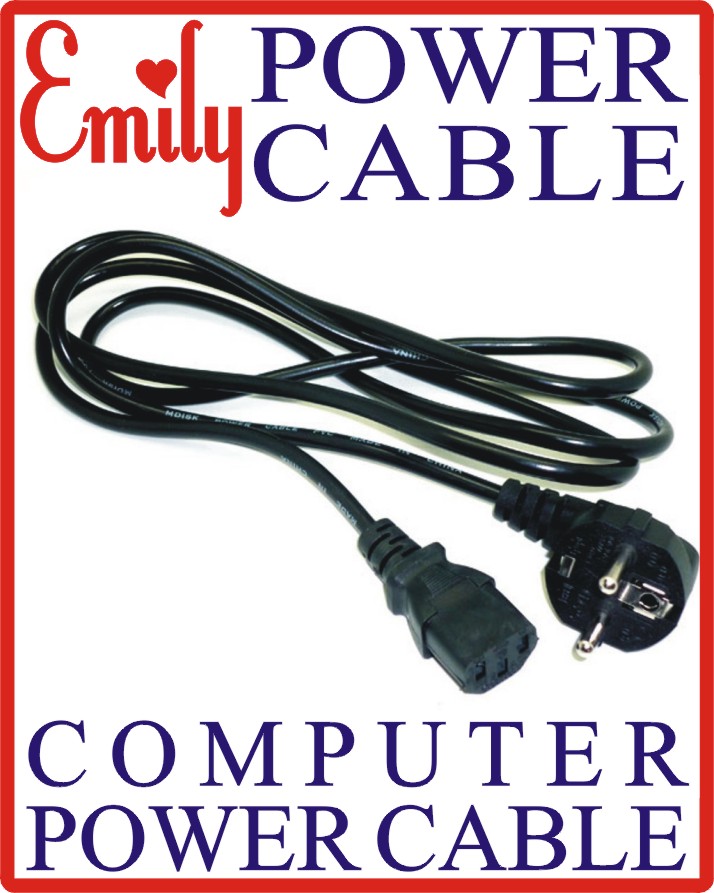 POWER CABLE FOR COMPUTER AND HOUSE AND OFFICE USE, FOR COMPUTERS PRINTERS DESKTOP MONITORS SCANNERS UPS AND OTHERS HOUSE HOLD