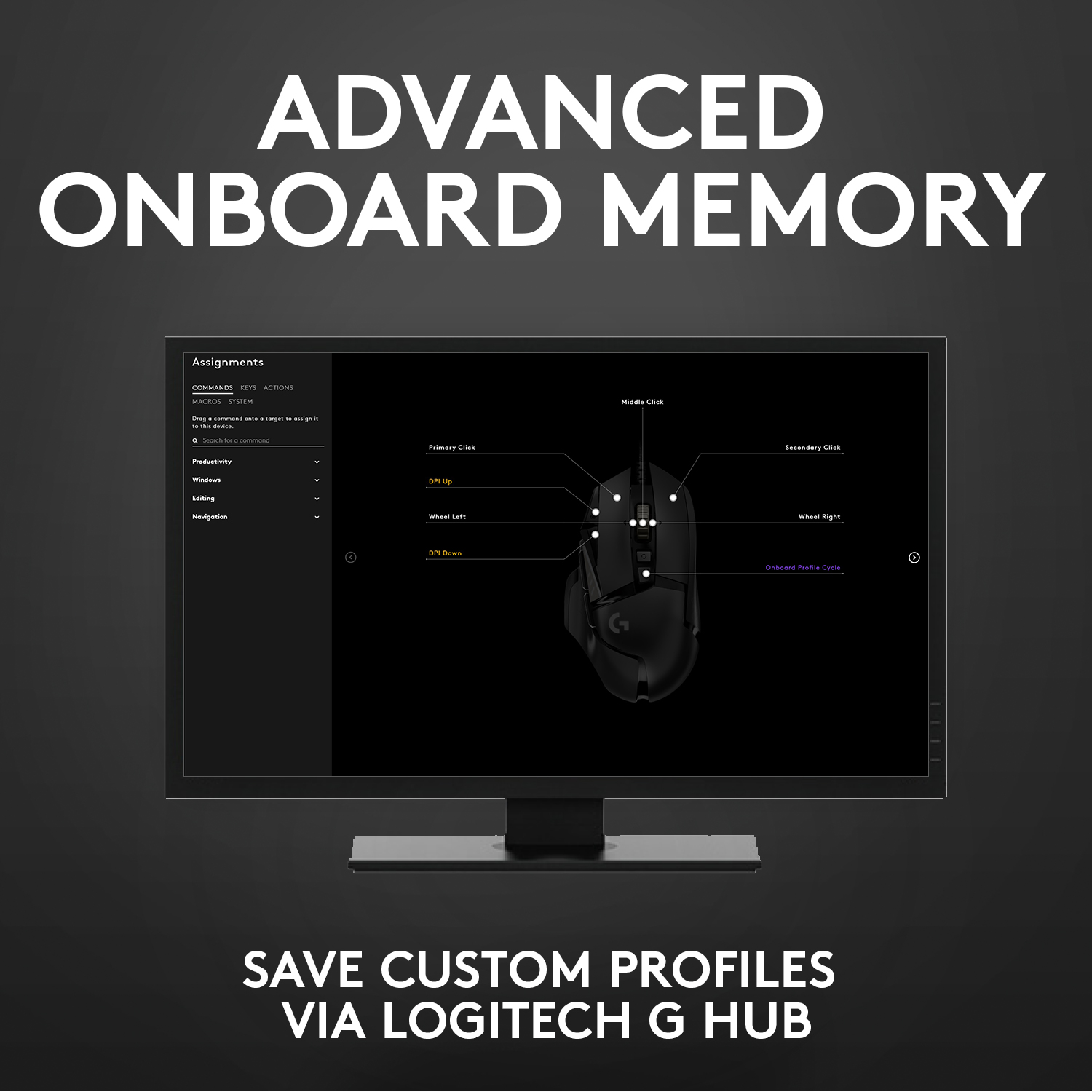 Logitech G502 Gaming Mouse HERO High Performance