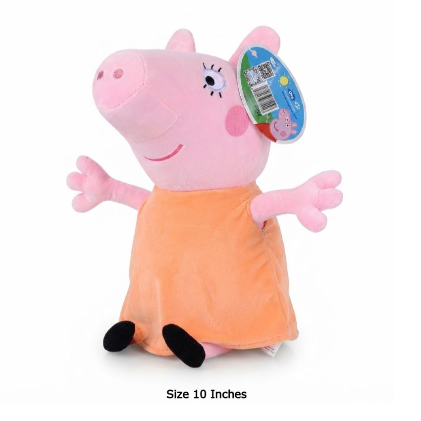 Peppa Pig Family Plush Toys - Soft Cuddly Stuffed Doll Cartoon Characters for Kids, Toddlers & Babies | Birthday Gift Items for Boys & Girls