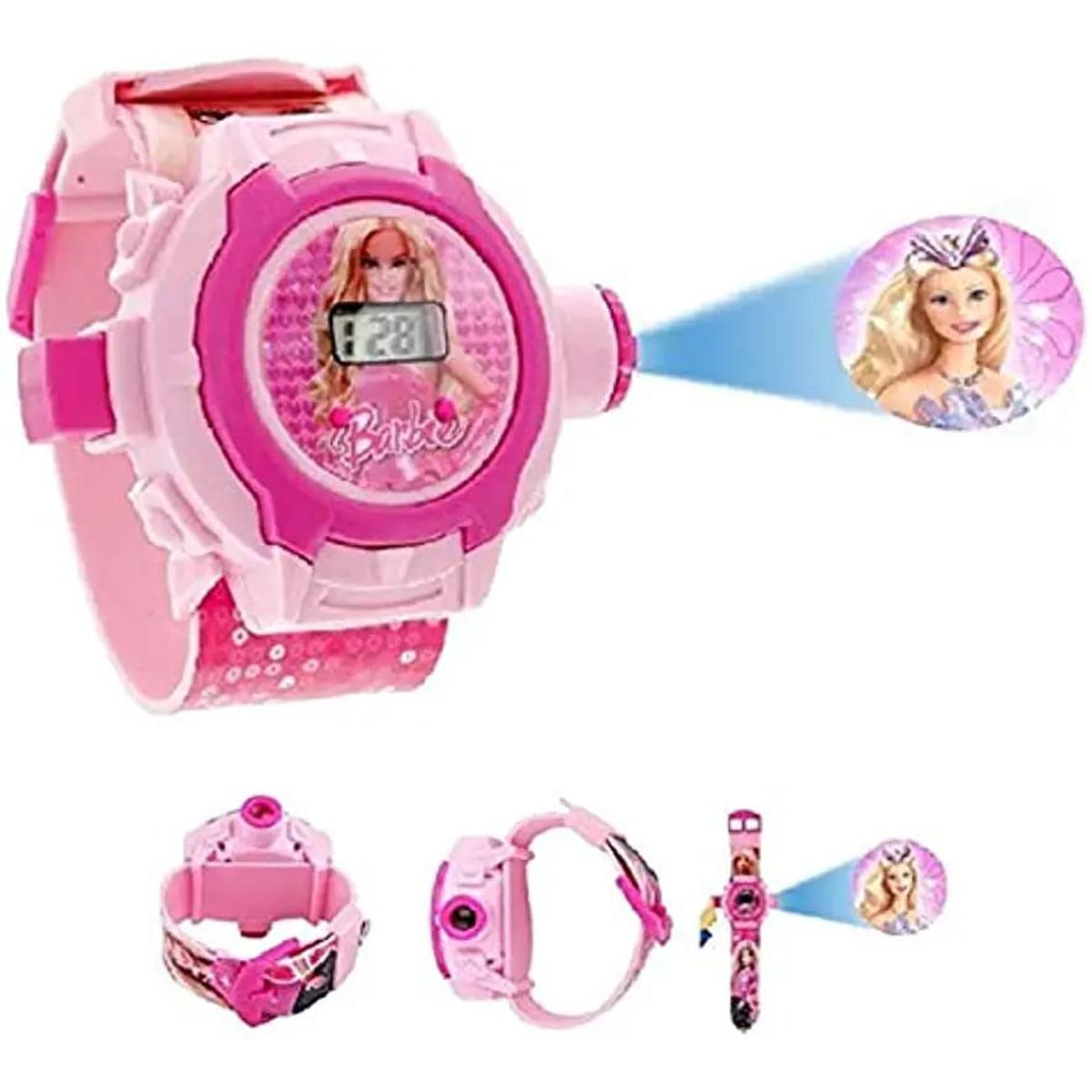 Cartoon Character Projector Watch Automatic Digital Display Light 24 Images Wrist Led Watch for Kids Boys & Girls Entertainment Toy & Games Christmas Eid Gifts for Girls and Boys