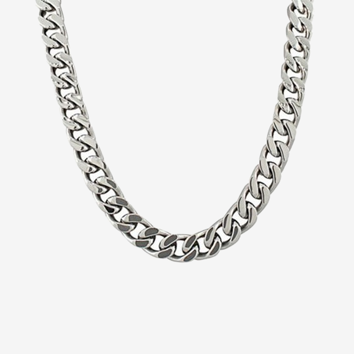 PREMIUM QUALITY THICK AND HEAVY SILVER NECK CHAIN
