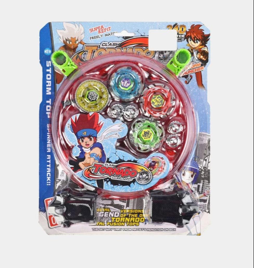 4in1 Metal Beyblade with 2 Launcher and 1 stadium