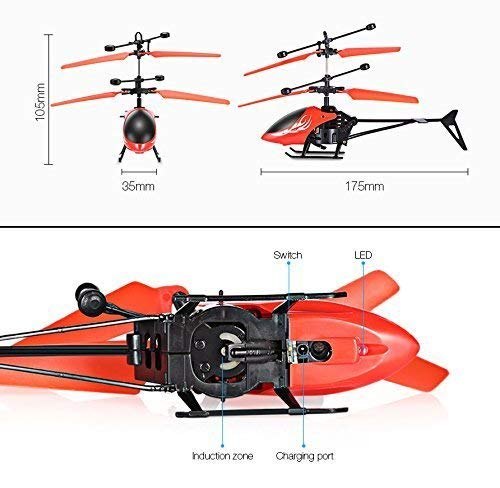 Hand Sensor Flying Helicopter Model No-JQ-1111