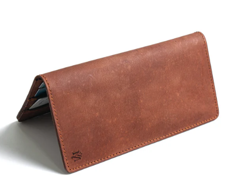MODVESTE Handmade camel brown Mini Leather Wallet For Men High Quality Leather Wallets