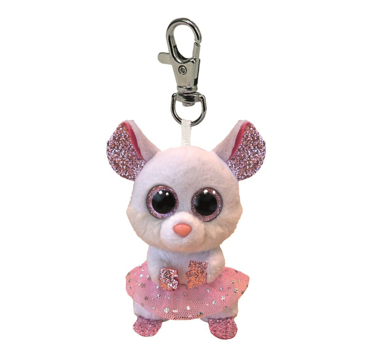 Ty Beanie Boos Mini Plush Key Clip 3 Inch | Cute Soft Stuffed Animal Keychain | Collectible Plush Toy for Kids Boys Girls | Backpack & Bag Charm Gift