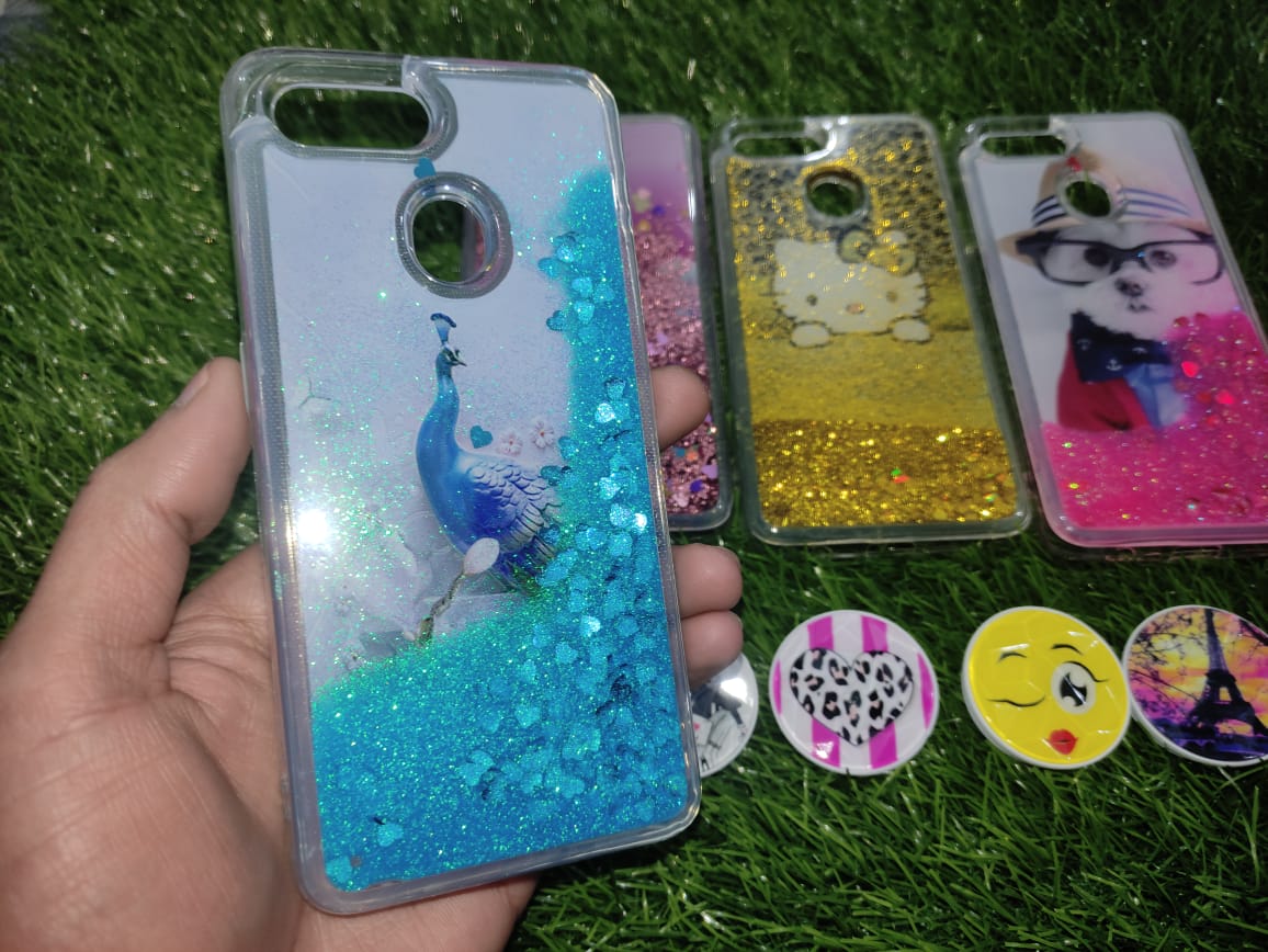 Water Glitter Phone Cover Oppo A5s Glitter Back Cover Liquid Glitter Phone  Case Case Glitter Oppo