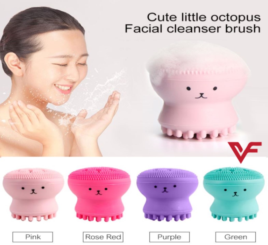 Facial Cleansing Brush Silicone Handheld Face And Massager Octopus