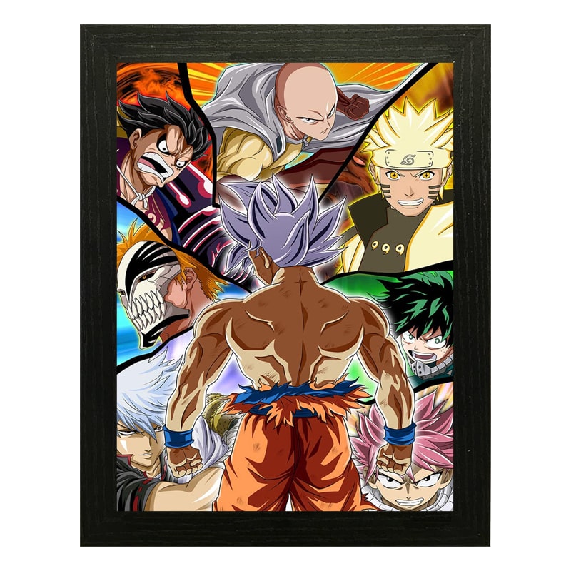 Anime Hero Poster Frame, Framed Anime Hero Posters - Raqeeq OFD152 ...