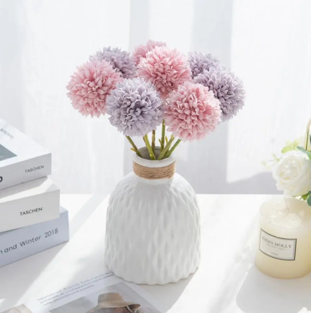 Plastic Vases Home Decoration Anti-ceramic Vases European Wedding Modern Decorations Rattan-like Unbreakable Creative Simplicity only vase no flower random colors