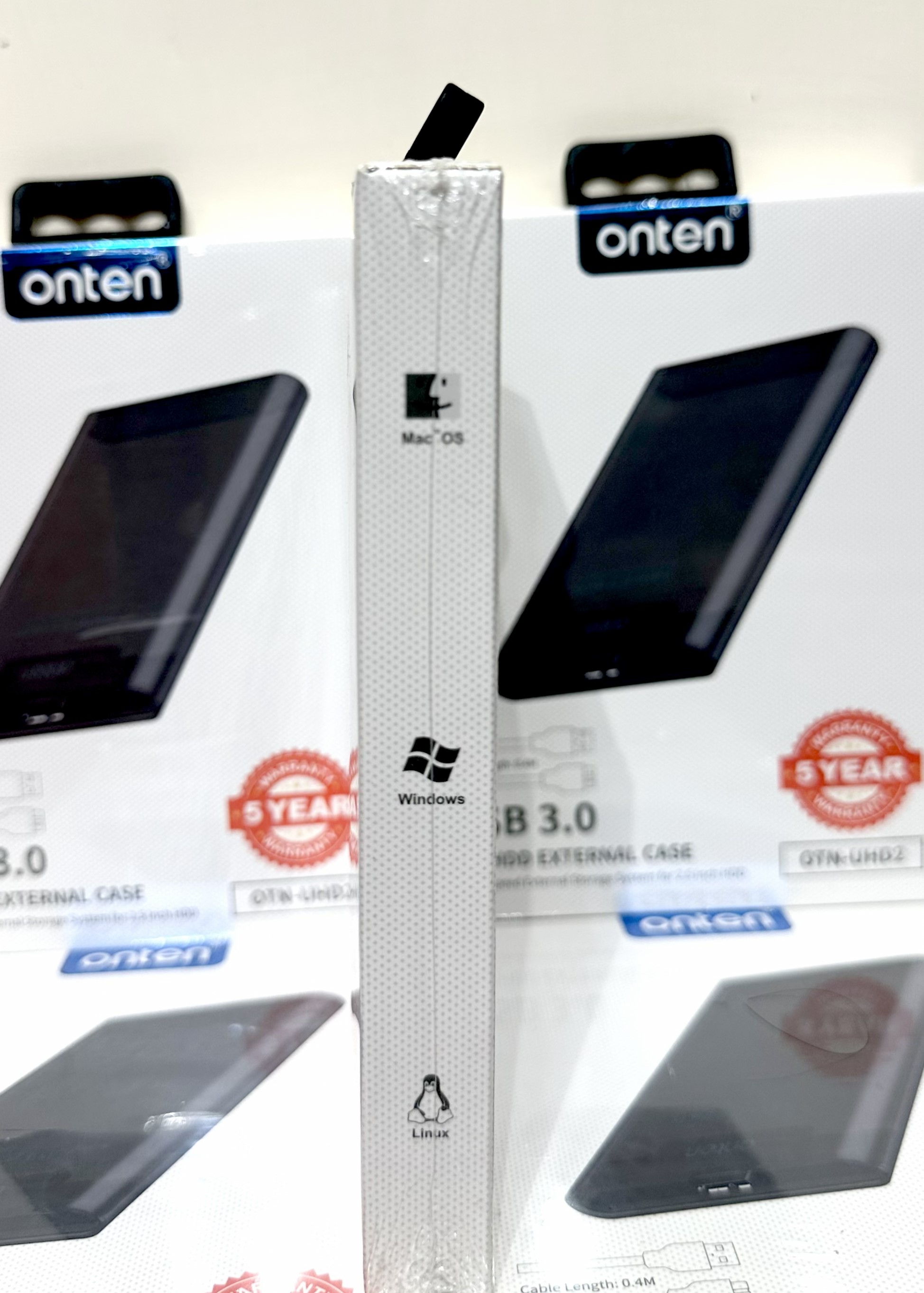 USB 3.0 2.5" HDD External Case High Speed Hard Drive Enclosure Onten OTN-UHD2