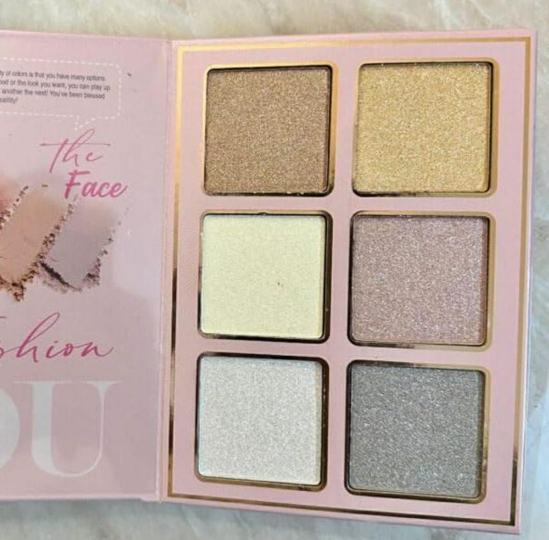 All in1 Book-Style Foldable Makeup Palette Set | Portable & Long-Lasting | Contour Blush Highlight Eyeshadow, Suitable for Multiple Skin Tones & Makeup Looks All In One MakeupBook (Fashion)