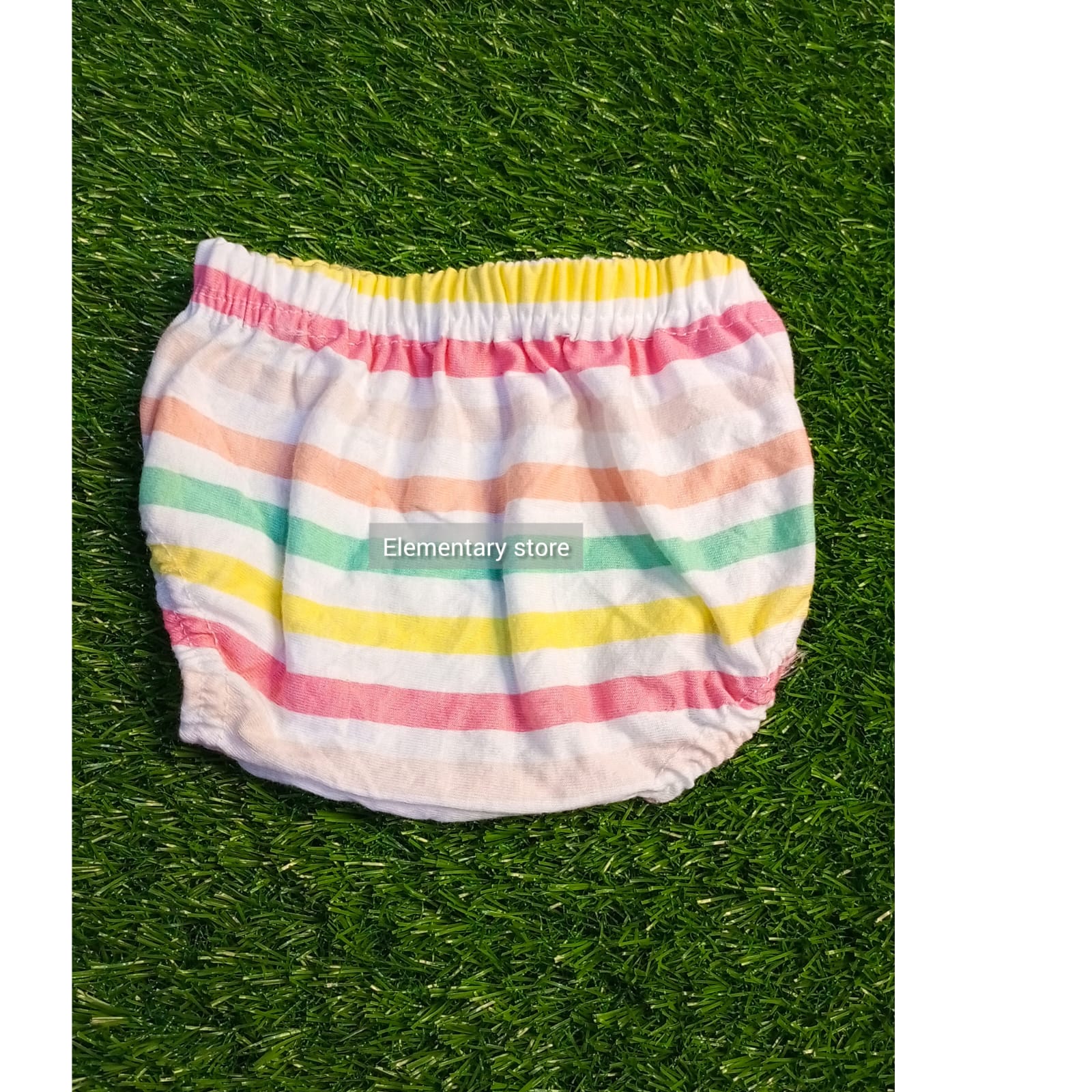 Pack of 12 Soft Cotton Chaddi Diaper Cover Panties with Elastic Waist and Leg in Multiprints and white prints