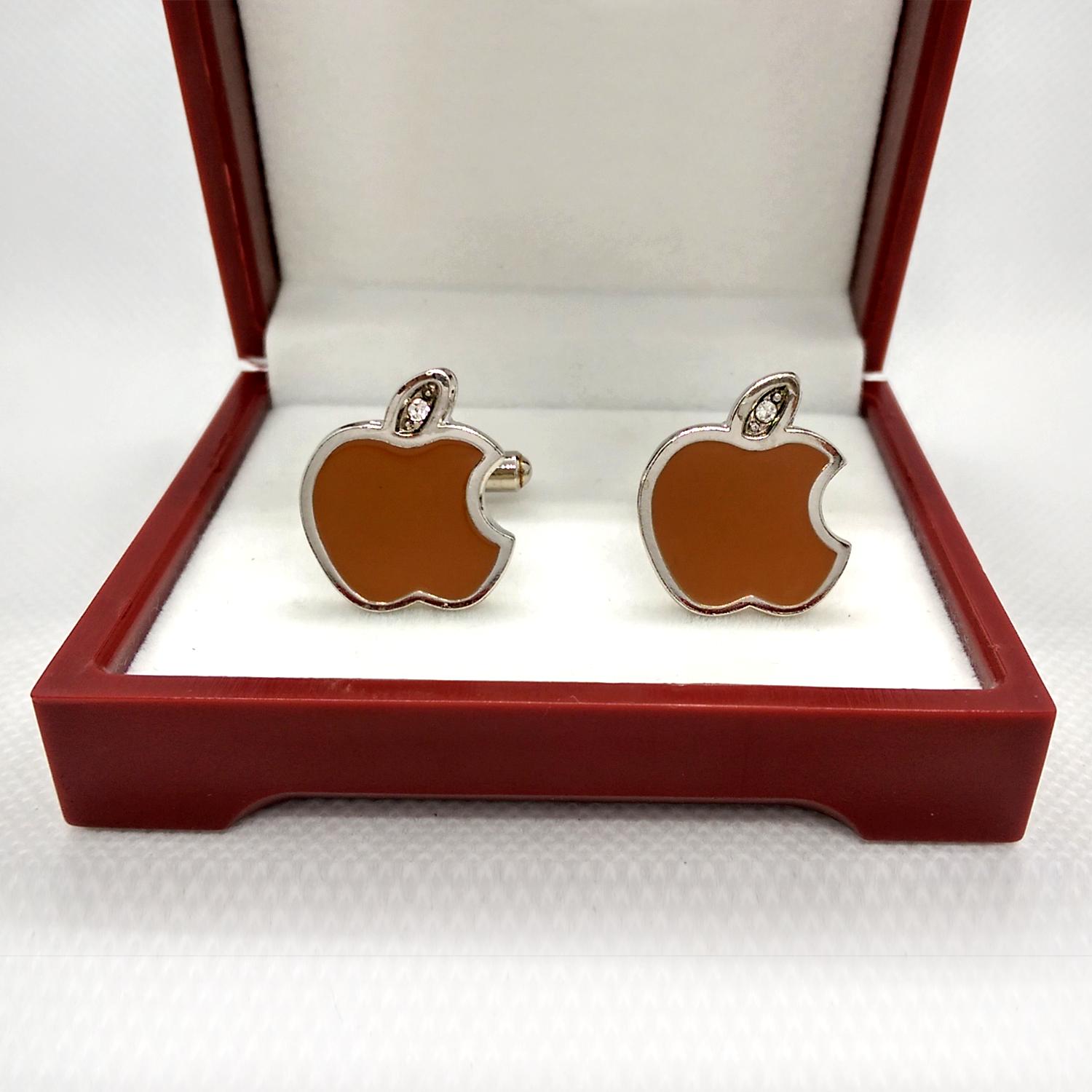 Black Metal Cufflinks for Men