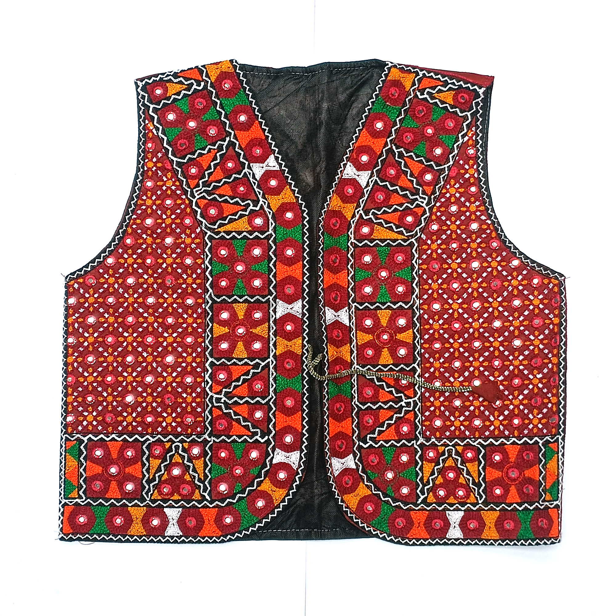 Mirror Work Cotton Koti For Ladies Indian Jacket Women Waistcoat