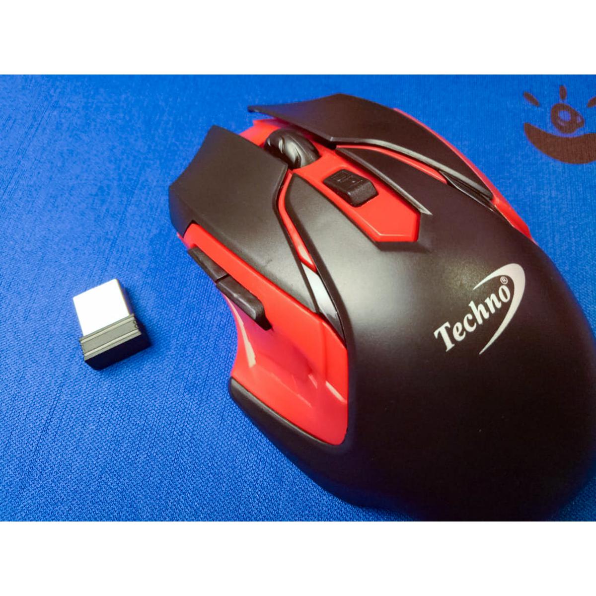 Techno_Bluetooth Wireless Gaming Mouse with DPI-RED price in Pakistan