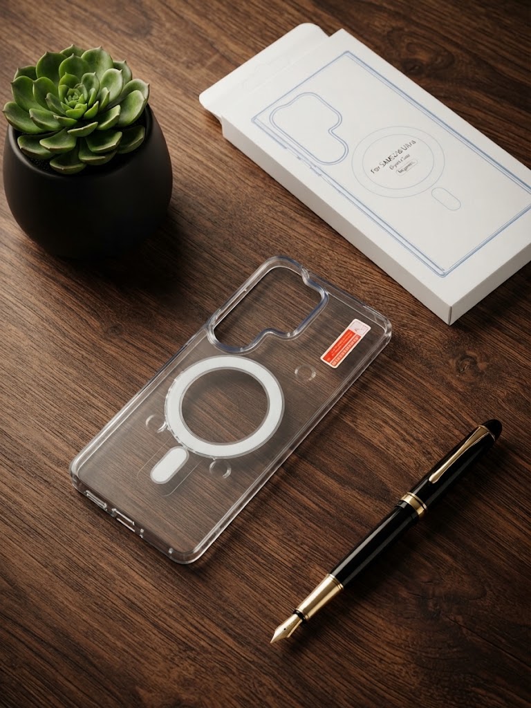 Samsung S26 Ultra Magnetic Case Shockproof Transparent Clear Cover for Samsung S26 Ultra Magnetic Case