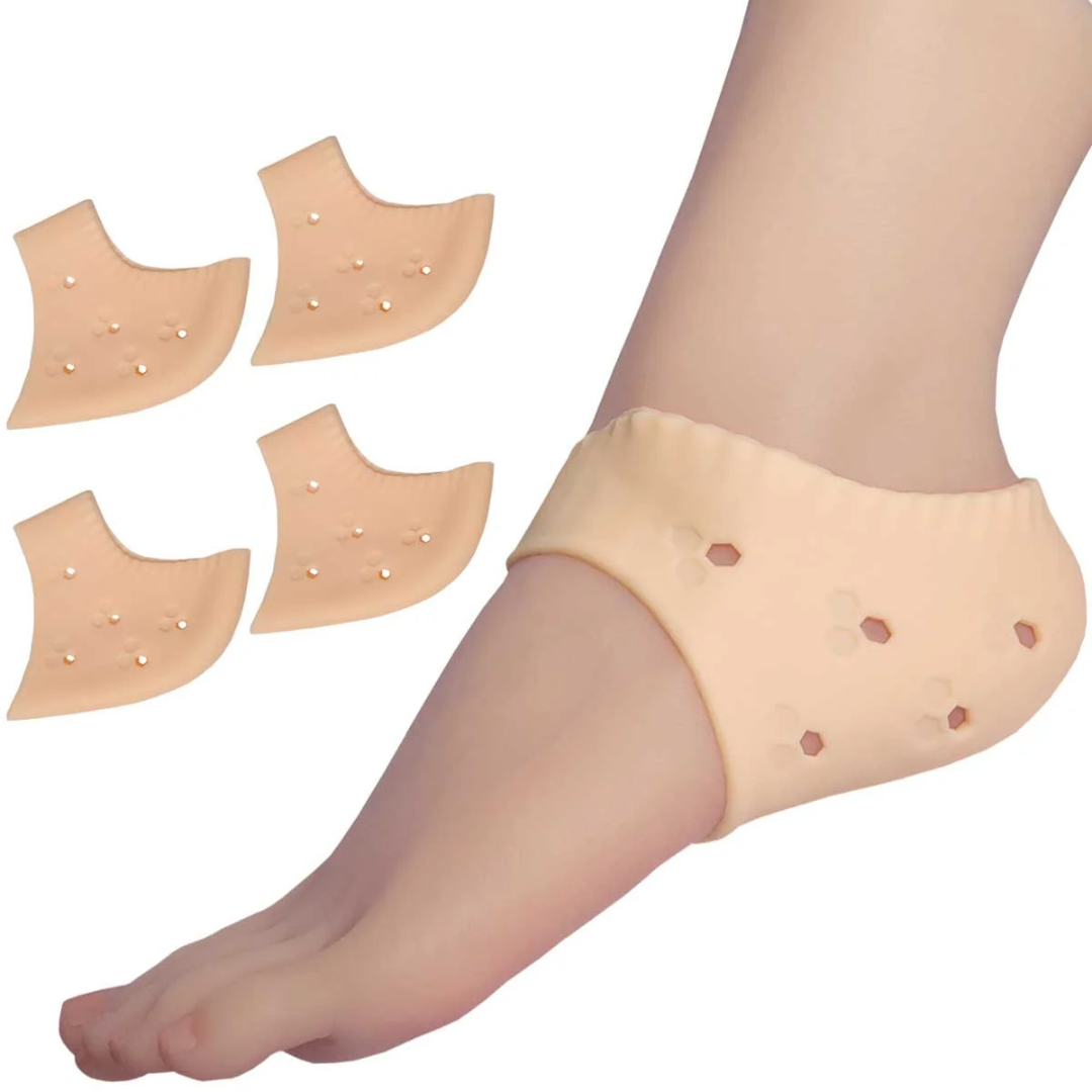 Moisturizing Socks Silicone Gel Spa Exfoliating Socks for Dry Cracked Skin Heel Socks Anti Slip for Foot Care Softening Calluses Multi-purpose Unisex
