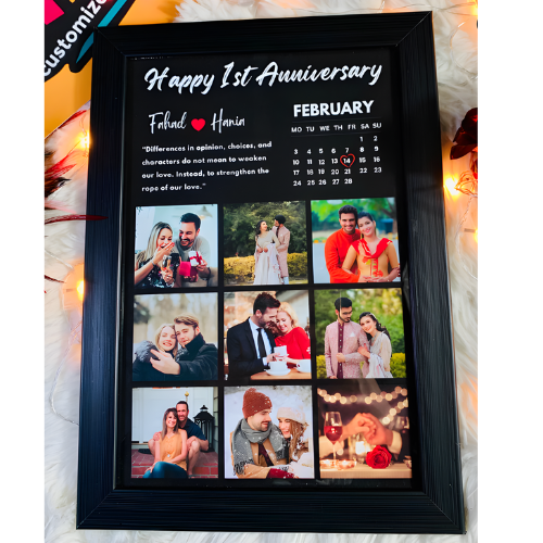 Anniversary frame for friends family and Parents, customize photo frame for some one special, birthday gift-Customize gift-Anniversary gift
