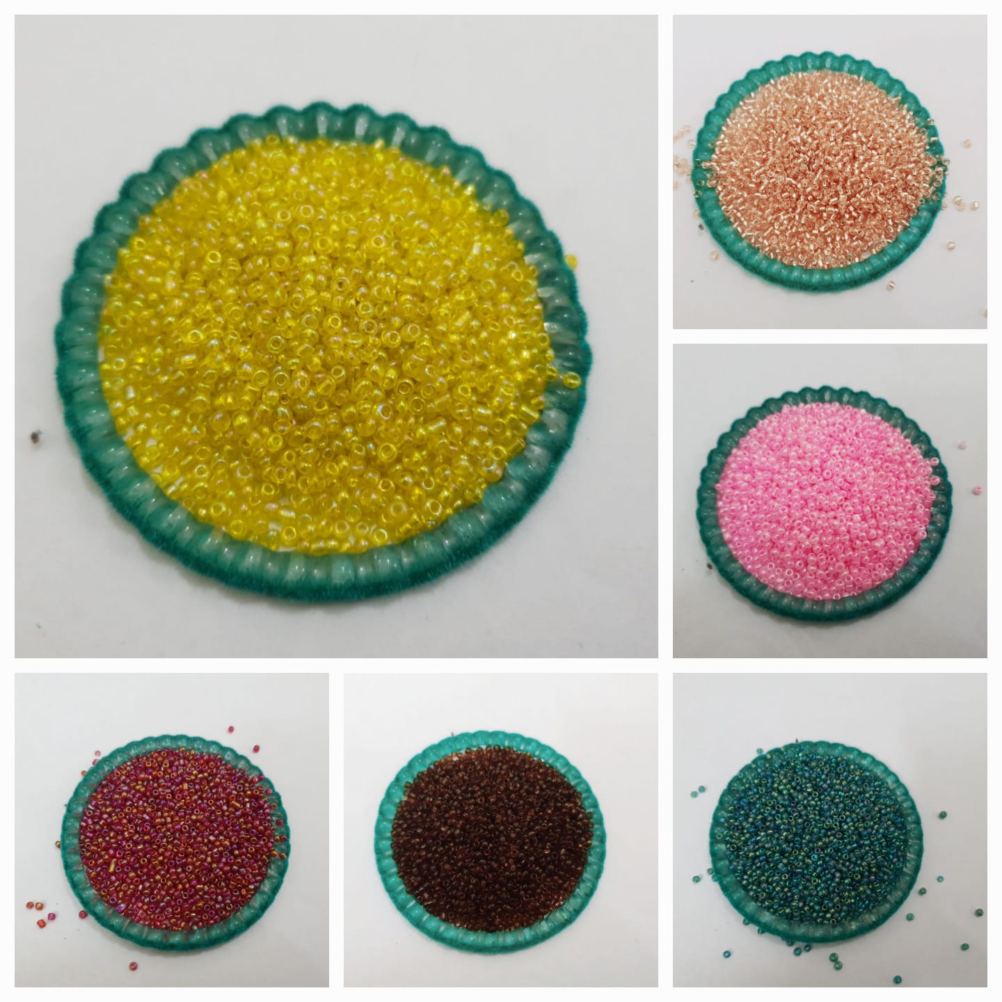 2 Tola Round Beads, Glass Various Colors, Pony Bead Jewelry, DIY Craftsmanship 2mm