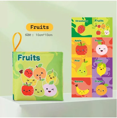 Baby Cloth Book Intelligence Development Early Learning Educational Toy Montessori for Kids Gift