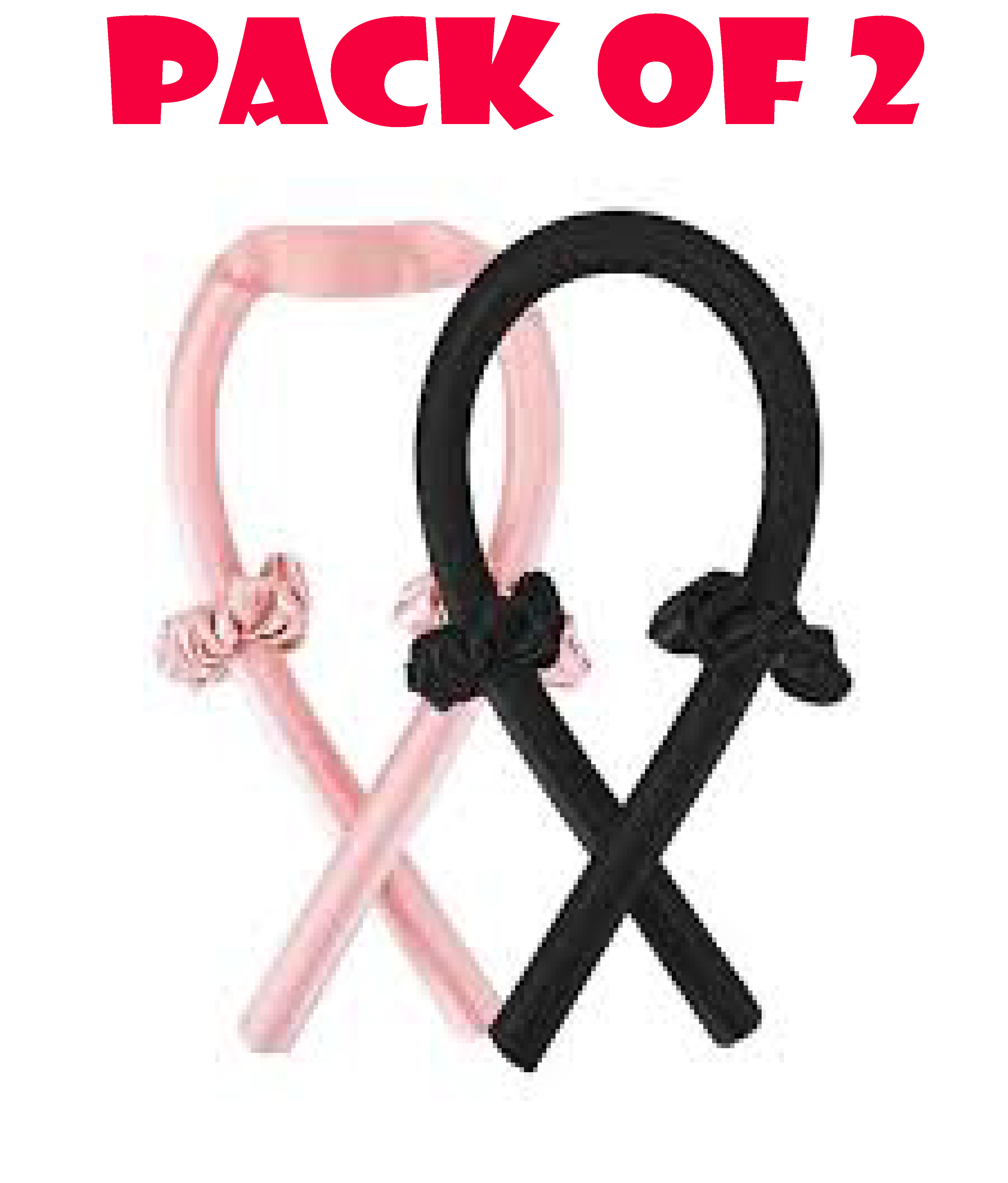 Pack of 2 Heatless Curling Rod , Hair Curls Headband ,Hair Curler Hairdressing Tools hair accessories Heatless curls