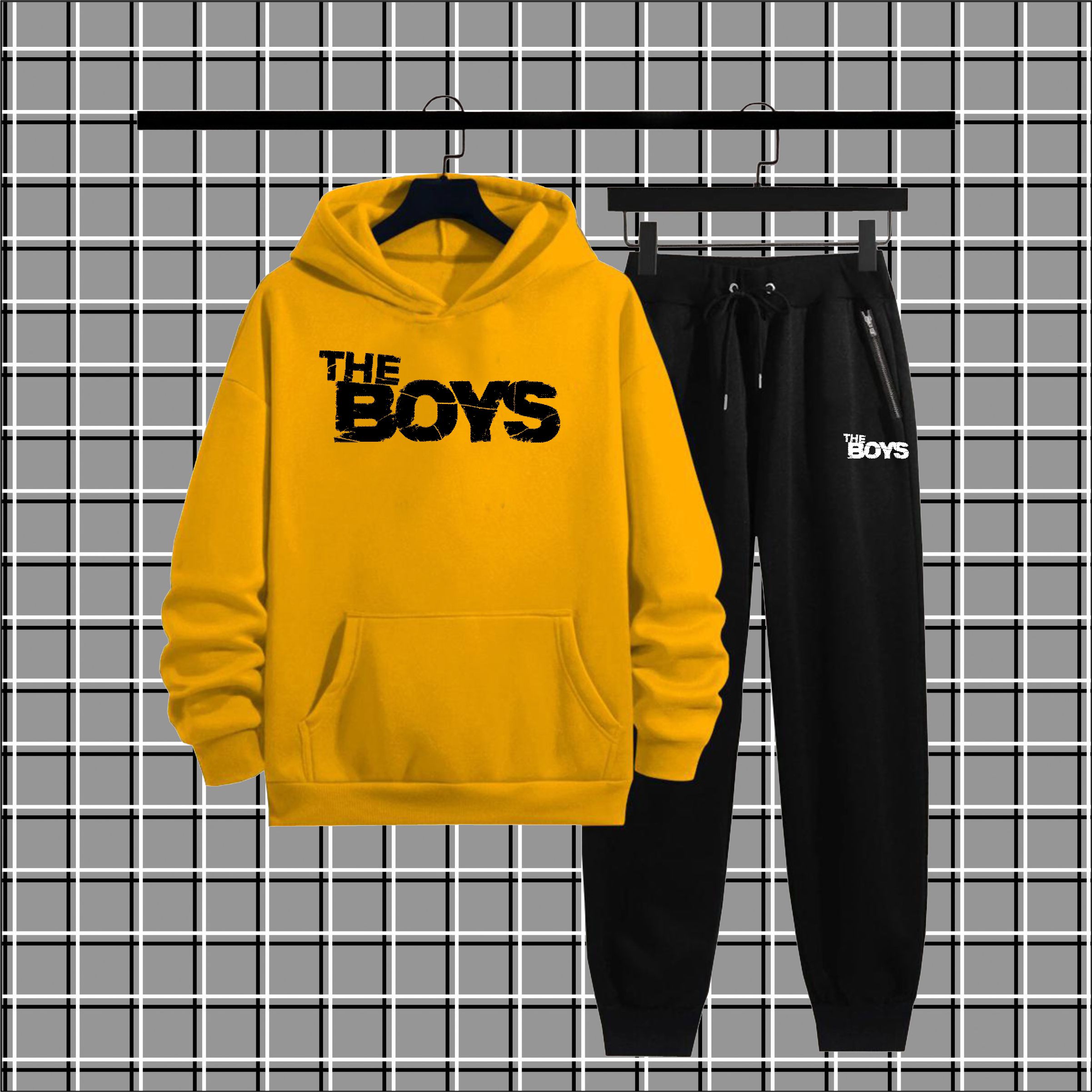 Printed winter Hood Tracksuit For Men and Boys