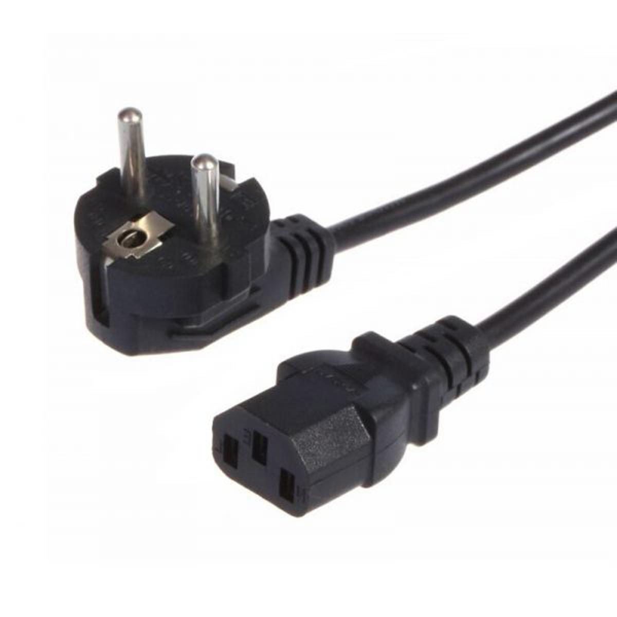 Power Cable -Black 1.5m for computer Laptop LED Printer Cable Scanner and other Office Equipment