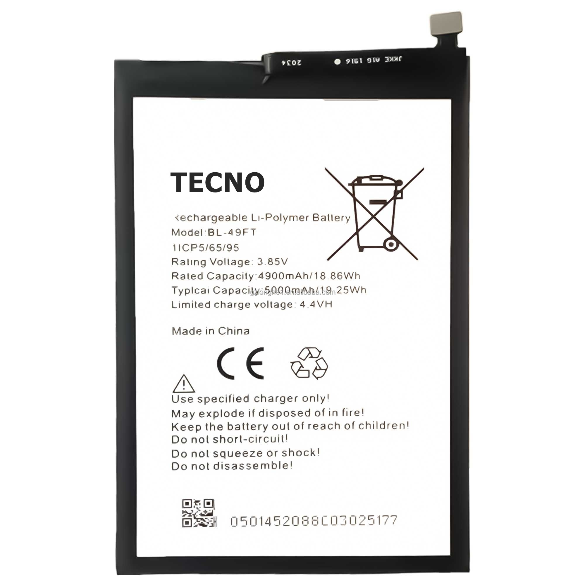 Go Tecno Spark Battery TECNO Spark Go Battery Replacement BL