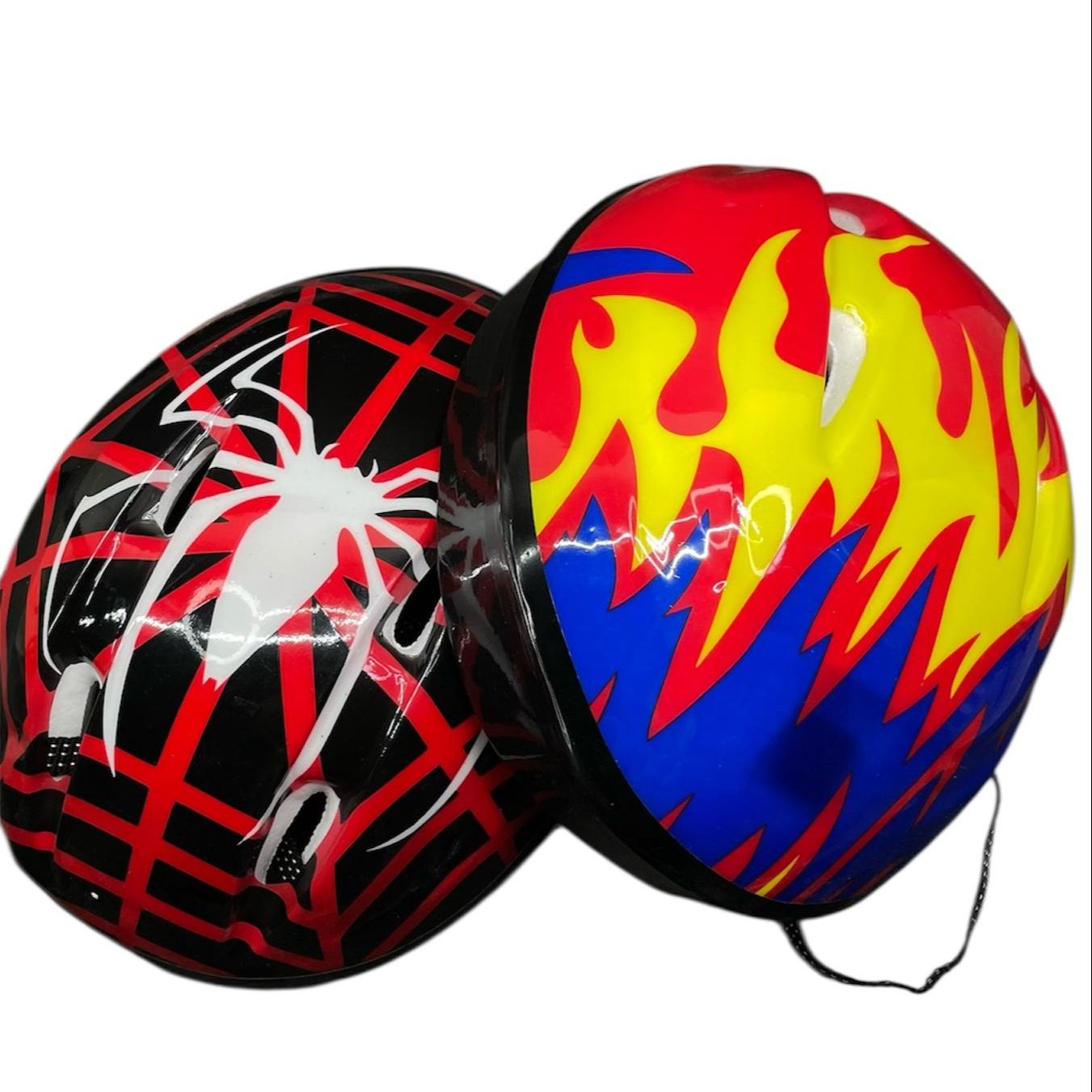 Cycling Helmet For Kids Multicolour New Cycling Helmet Comfort Light Weight Helmet For Kids Spiderman Theme Helmet For Kids