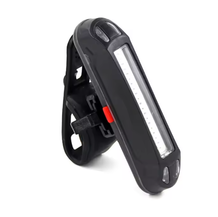 Cycling tail light outdoor highlight USB charging single light mountain bike led warning light tail light