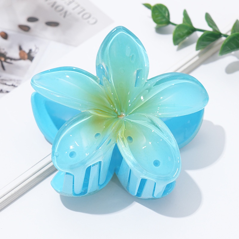 Enacolor Korean Flower Hair Clip Candy Color Hair Claw for Women Catch