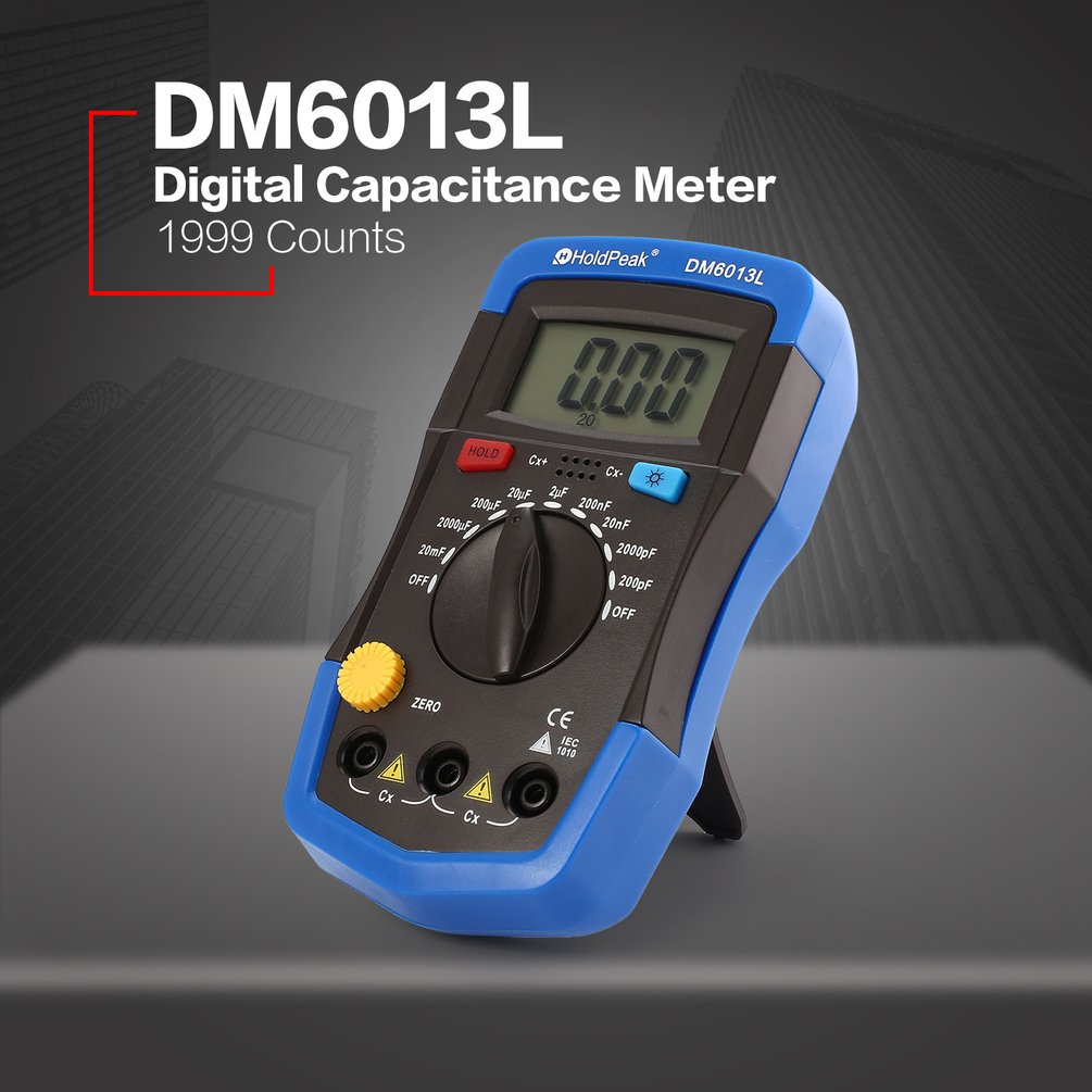 HP-36D Capcitance Meter Handheld Capacimetro Manual 1999 Counts (HP-36D)