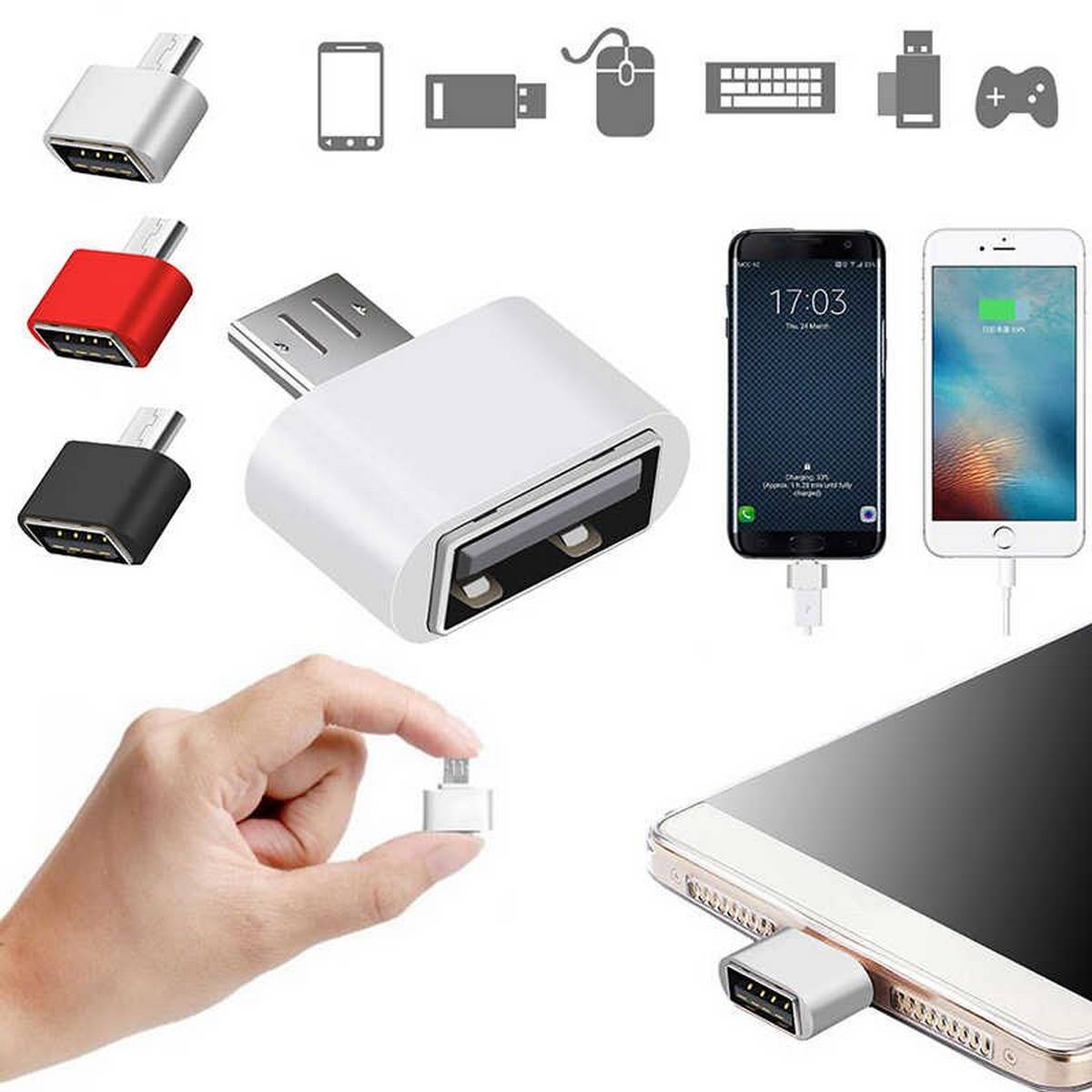 Universal Usb To Android Adapter For Android Mobile Mini USB To Android Jack Splitter smartphone USB Android Connectors OTG Converter