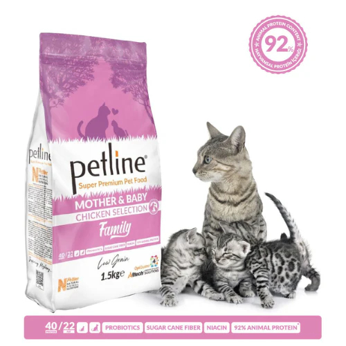 Petline Super Premium Mother & Baby Food Chicken 1.5kg