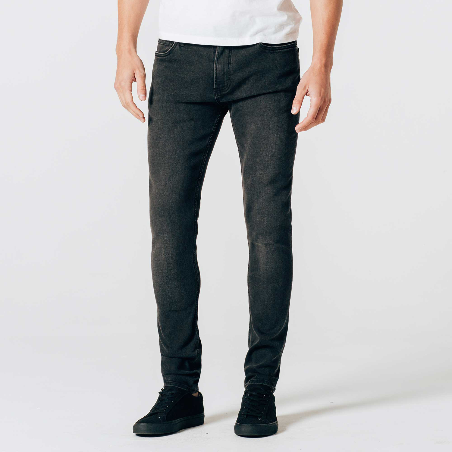 plain black jeans mens