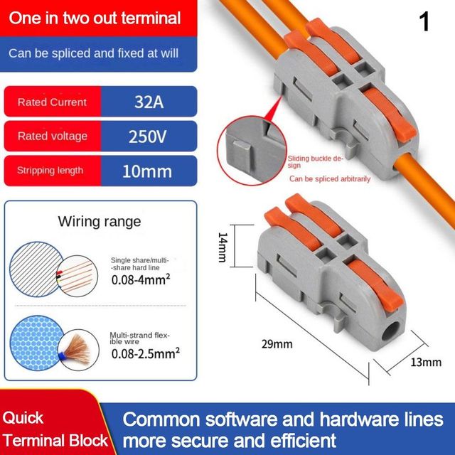 Routing Grip Blocks Bargain price 1316516/316-Cable Block Wiring Quick Splitter Terminal ...
