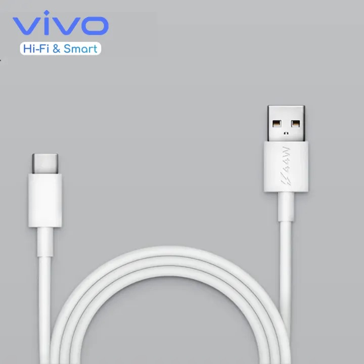 Vivo Original Charger 44W Flash Charge with Cable 3.1 A  | TYPE C