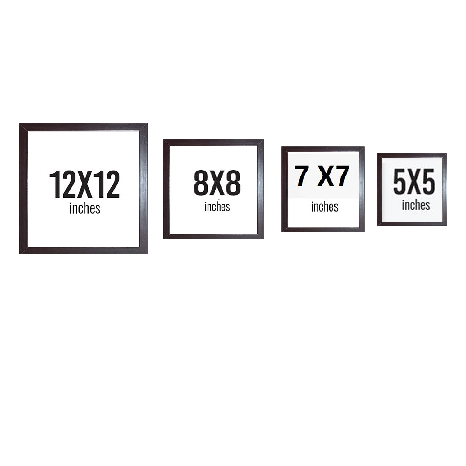 Frames with Prints, Square - Glass front with FREE PRINT Black, Customized Photo Gallery, Wall Decor, Wall Hangings, Home Decoration, photo frames online Pakistan, Picture Gallery for Living Room Study Room