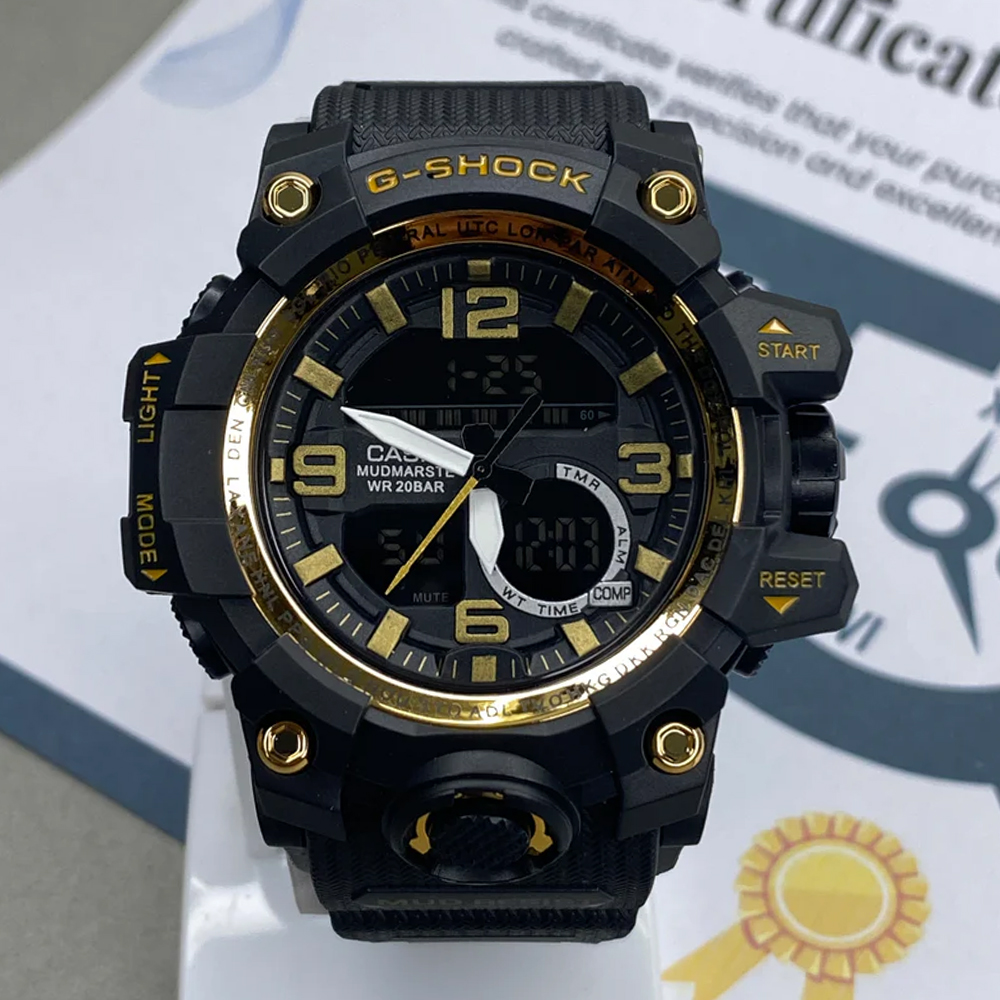 Sports Multi Functional Best Quality Dual Time Sports Watch for Men Mud and Water-Resistant Digital Display Boys Sports Watch